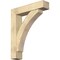 Ekena Millwork Thorton Block Rough Sawn Bracket w/ Offset Brace, Douglas Fir, 8"W x 36"D x 44"H BKT0806X36X44THR05RDF - alternate 1